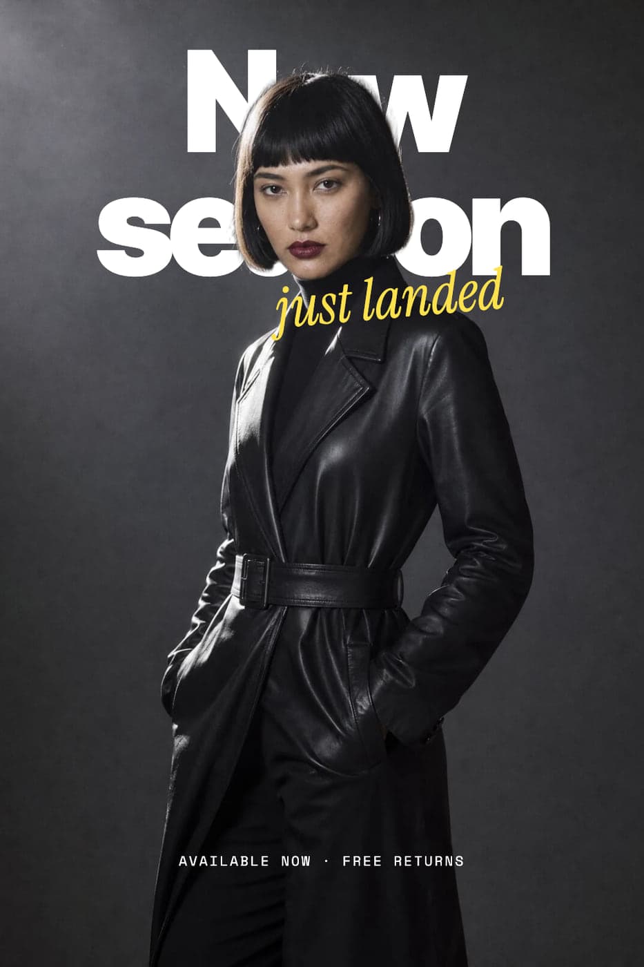 The New season ad at Pinterest pin 2:3