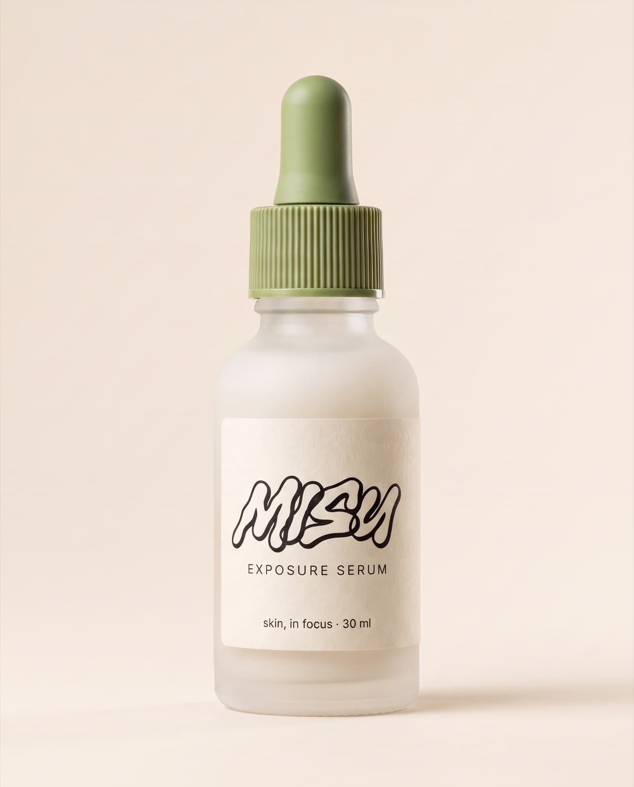 The Exposure serum, the same bottle in a new glass colour