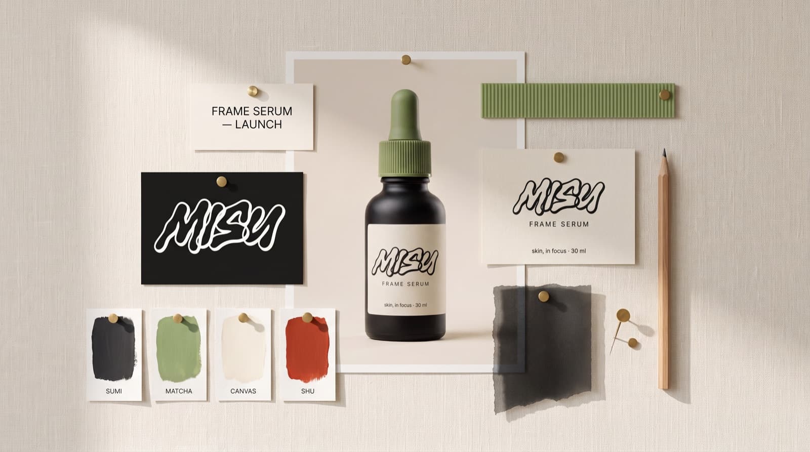 Brand board. One page.