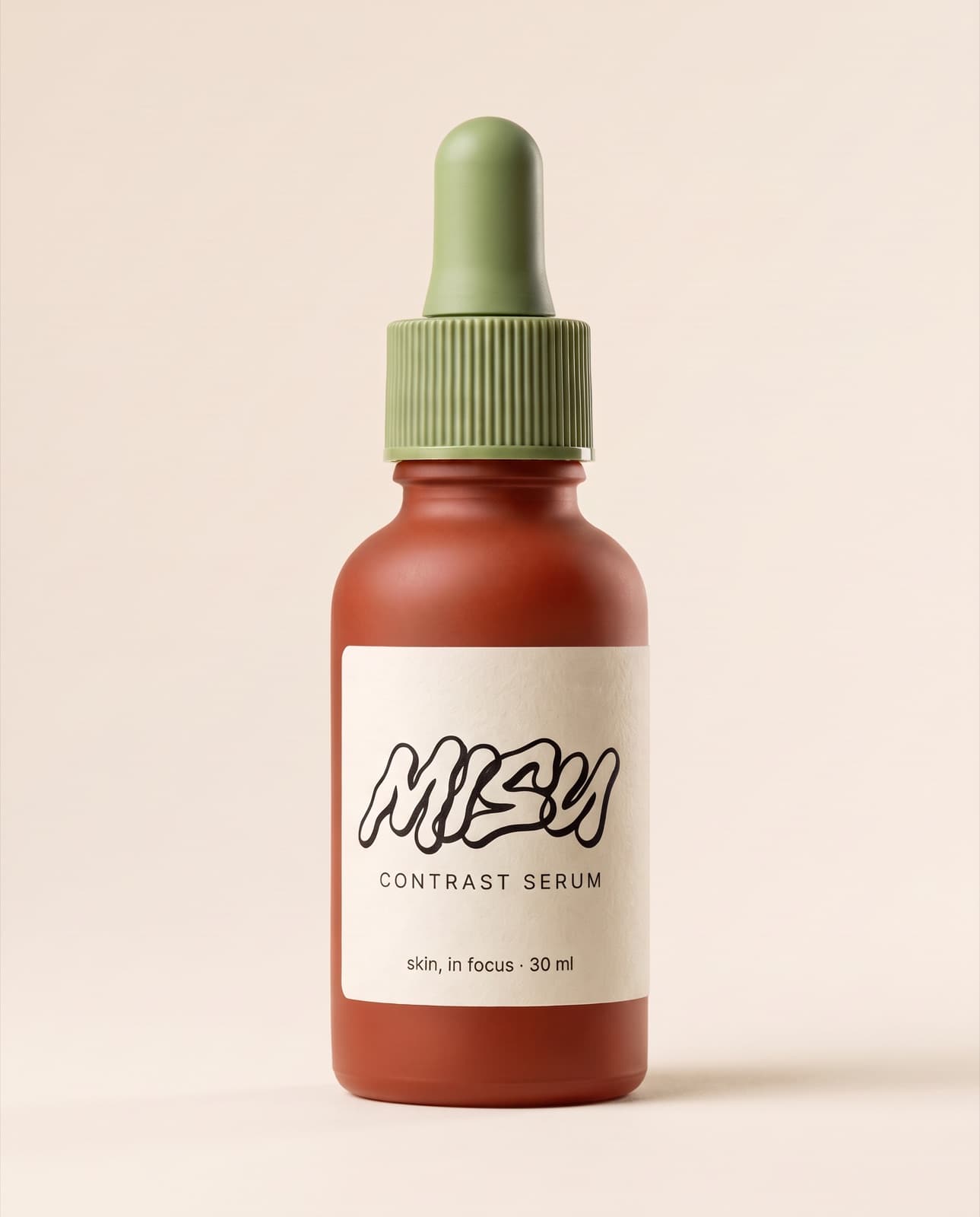 The Contrast serum, the same bottle in a new glass colour