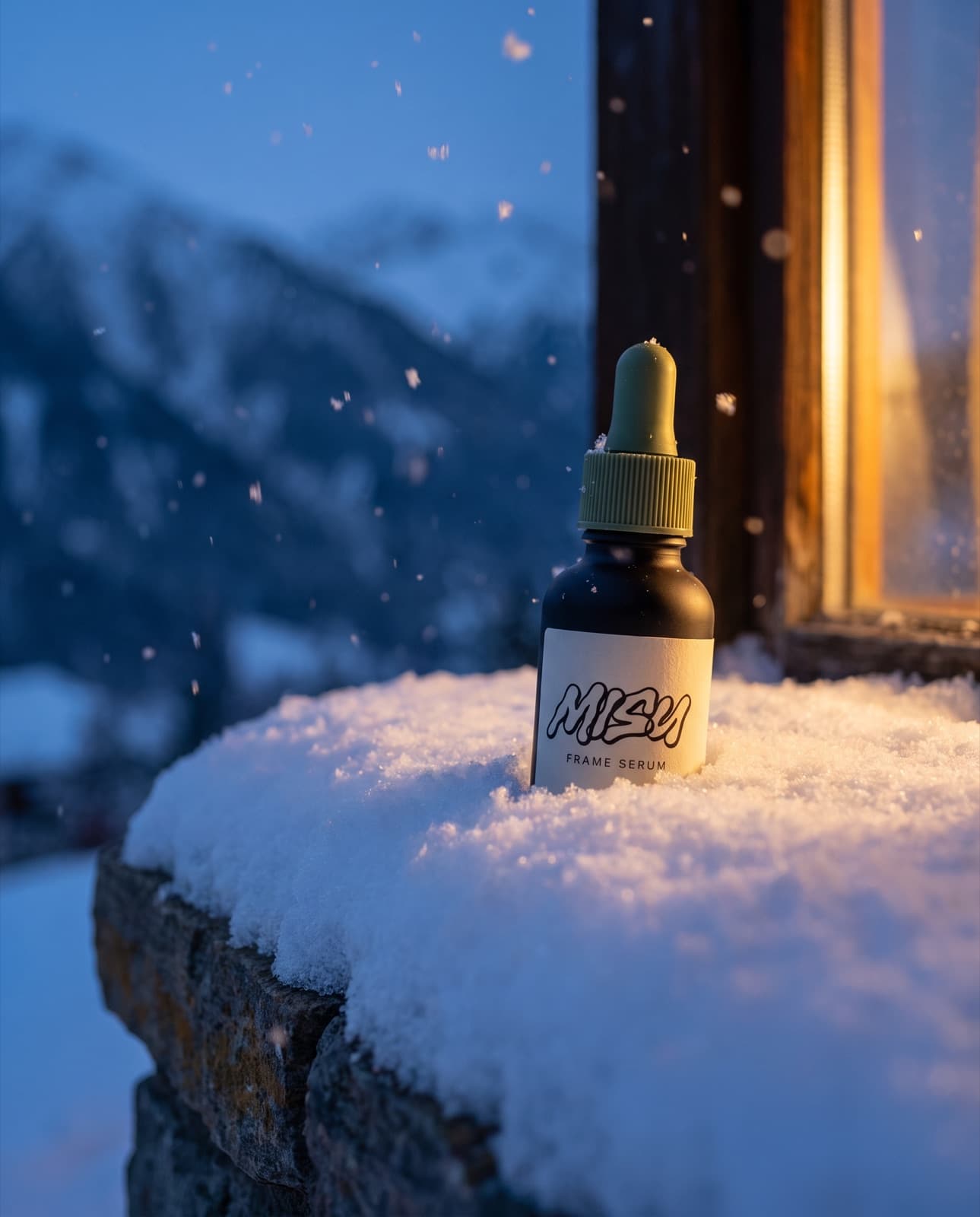 Winter. Same bottle.