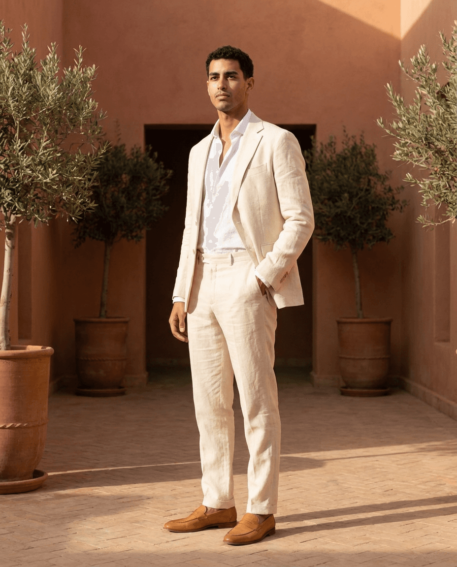 Soufiane Alaoui, look print